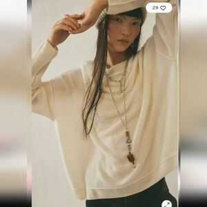 Free People Tomorrow Sweater 100% Cashmere Sweater